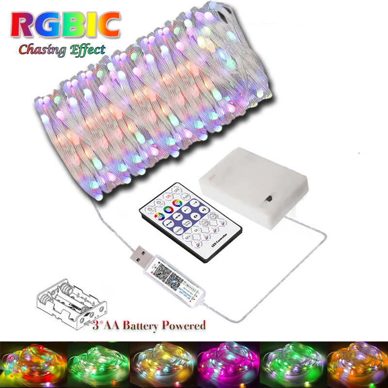 Smart Garden Water - Ws2812b Fairy Light String 3aa Batterij