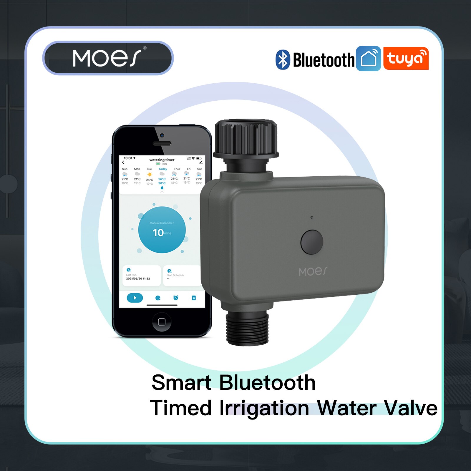 Smart Garden Water - Moes Smart Tuya Bluetooth Watertimer Regen