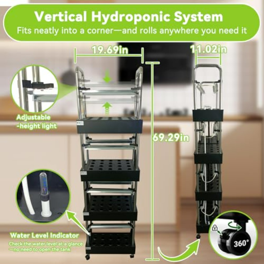 Indoor hydroponisch kweeksyste - Smart Garden System recensie en prijs