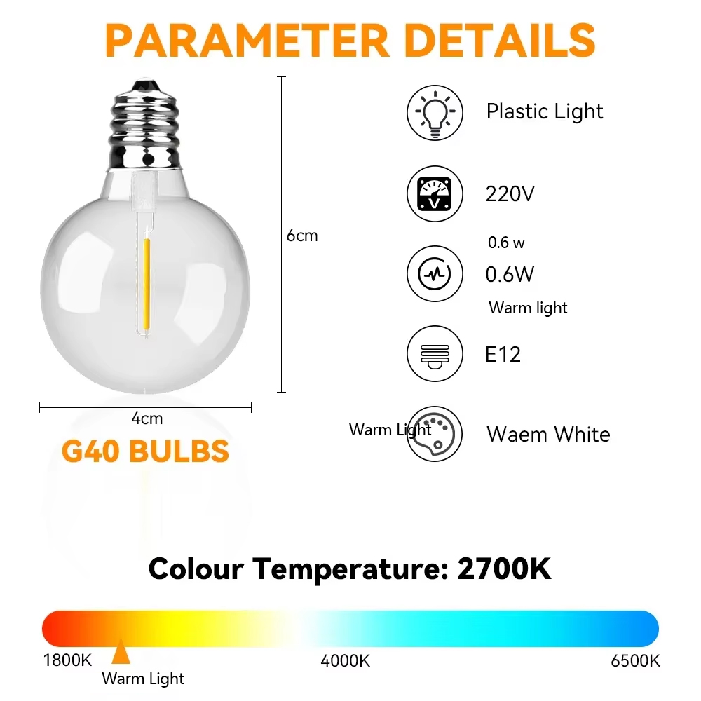 30M 15M Fairy String Light G40 - Smart Garden Furniture recensie en prijs